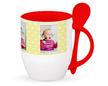 Hrnček s lyžičkou, Malé bodky