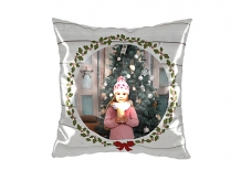 Dekorační polštář soft, polyester, Najkrajšie sviatky, 38x38 cm