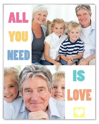 Fotopanel, All You Need Is Love, 20x30 Cm