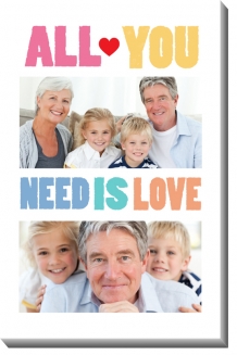 Obrazy, All you need is love, 20x30 cm