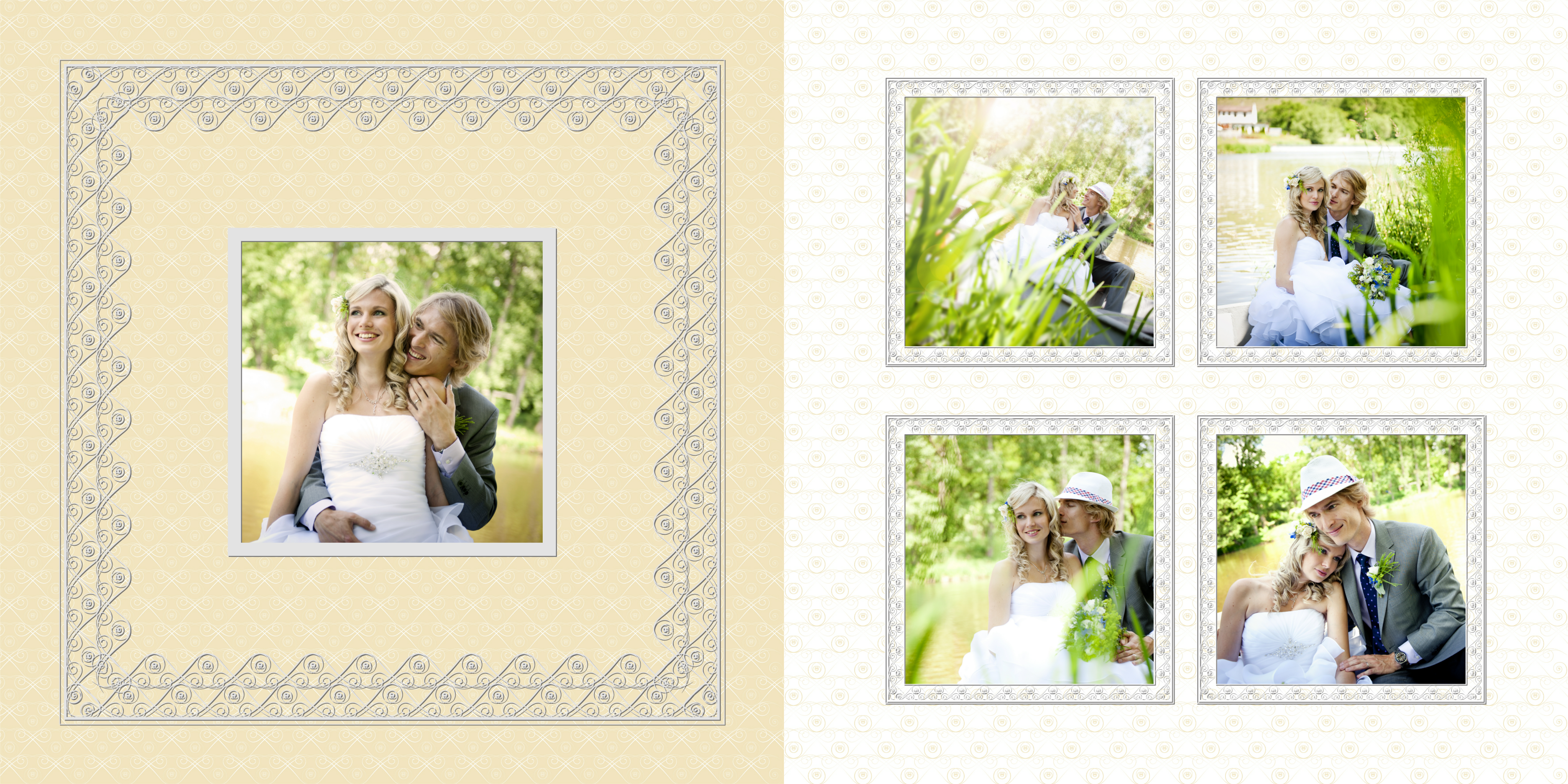 Vysnívaná svadba fotokniha, 20x20 cm