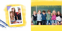 Kamoši z mojej školy fotokniha, 20x20 cm