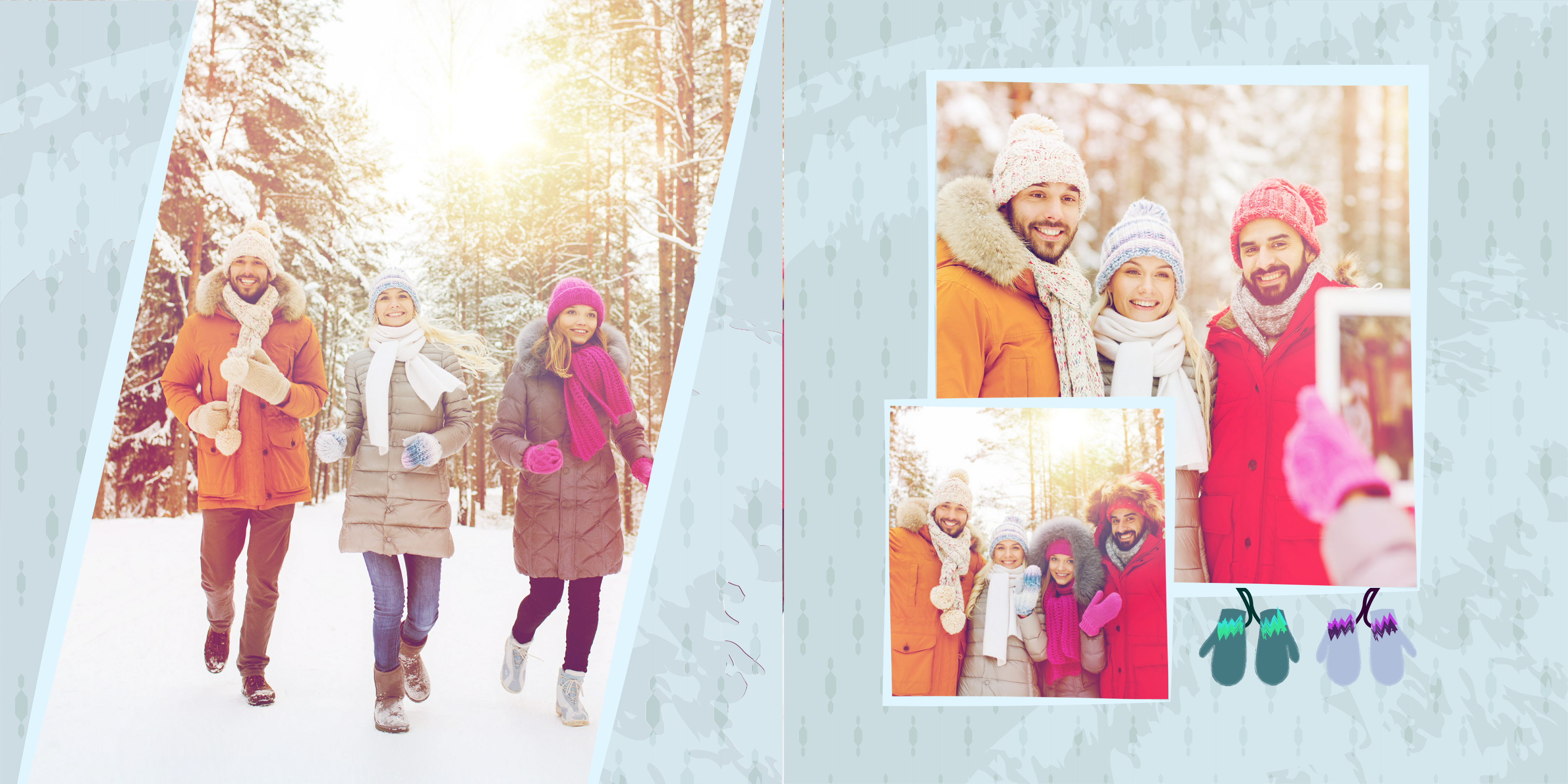 Spomienky z celého roku fotokniha, 20x20 cm