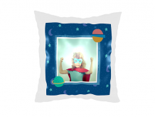 Dekorační polštář soft, polyester, Sladke chvile v škôlke, 38x38 cm