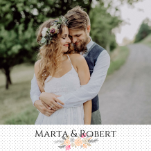 Magnetka Svadobné, 9x9 cm