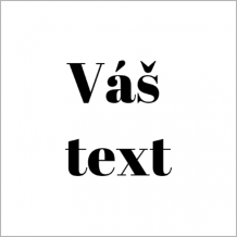 Magnetka Váš text, 6x6 cm