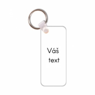 Prívesok Váš text, 3x8 cm
