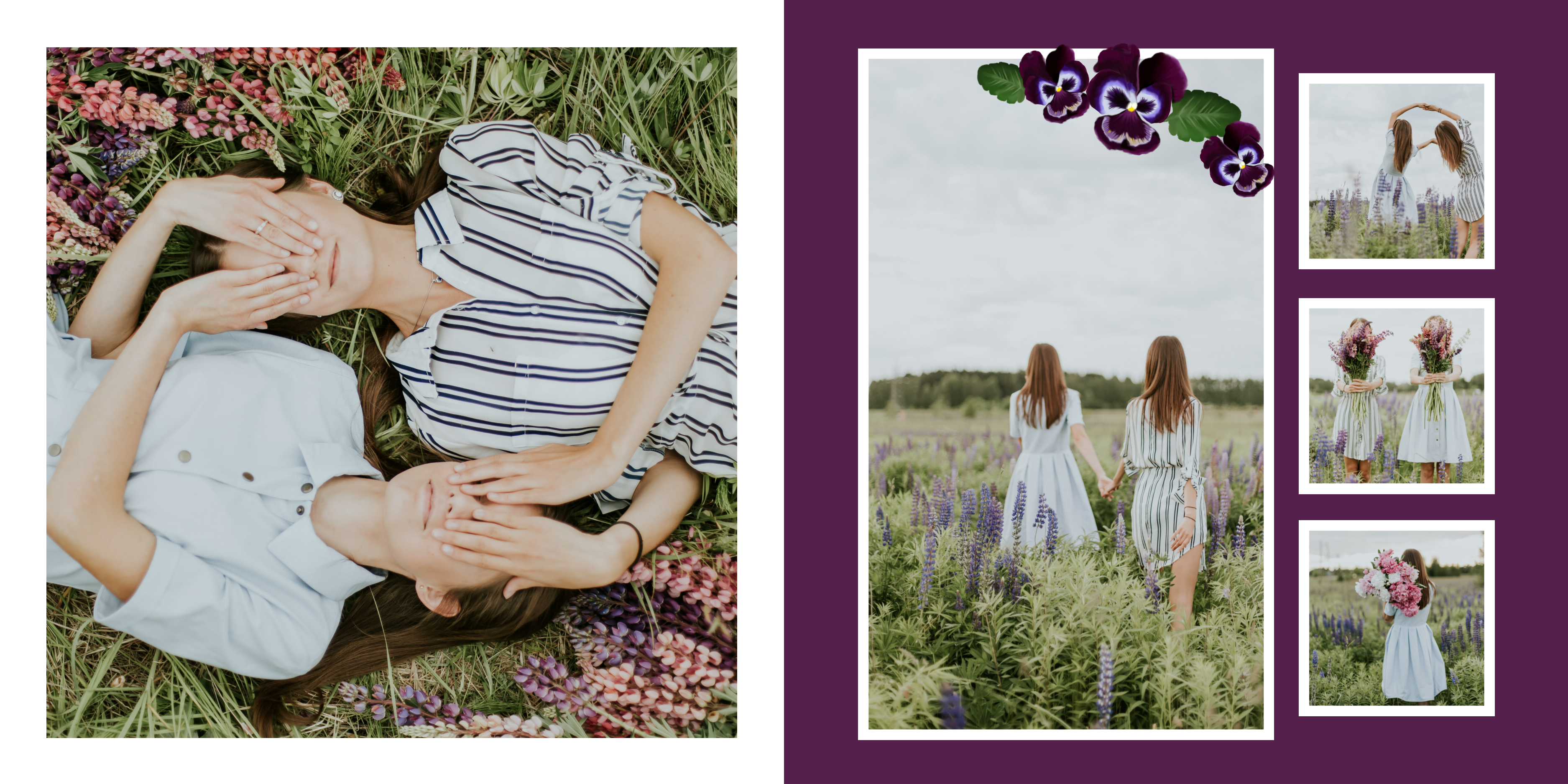 Fialky fotokniha, 20x20 cm