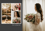 Svadobný album fotokniha, 20x30 cm