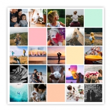 Plagát, Pastelové, 30x30