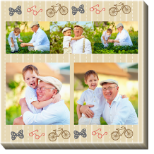 Obrazy, Drahému dedovi, 30x30 cm