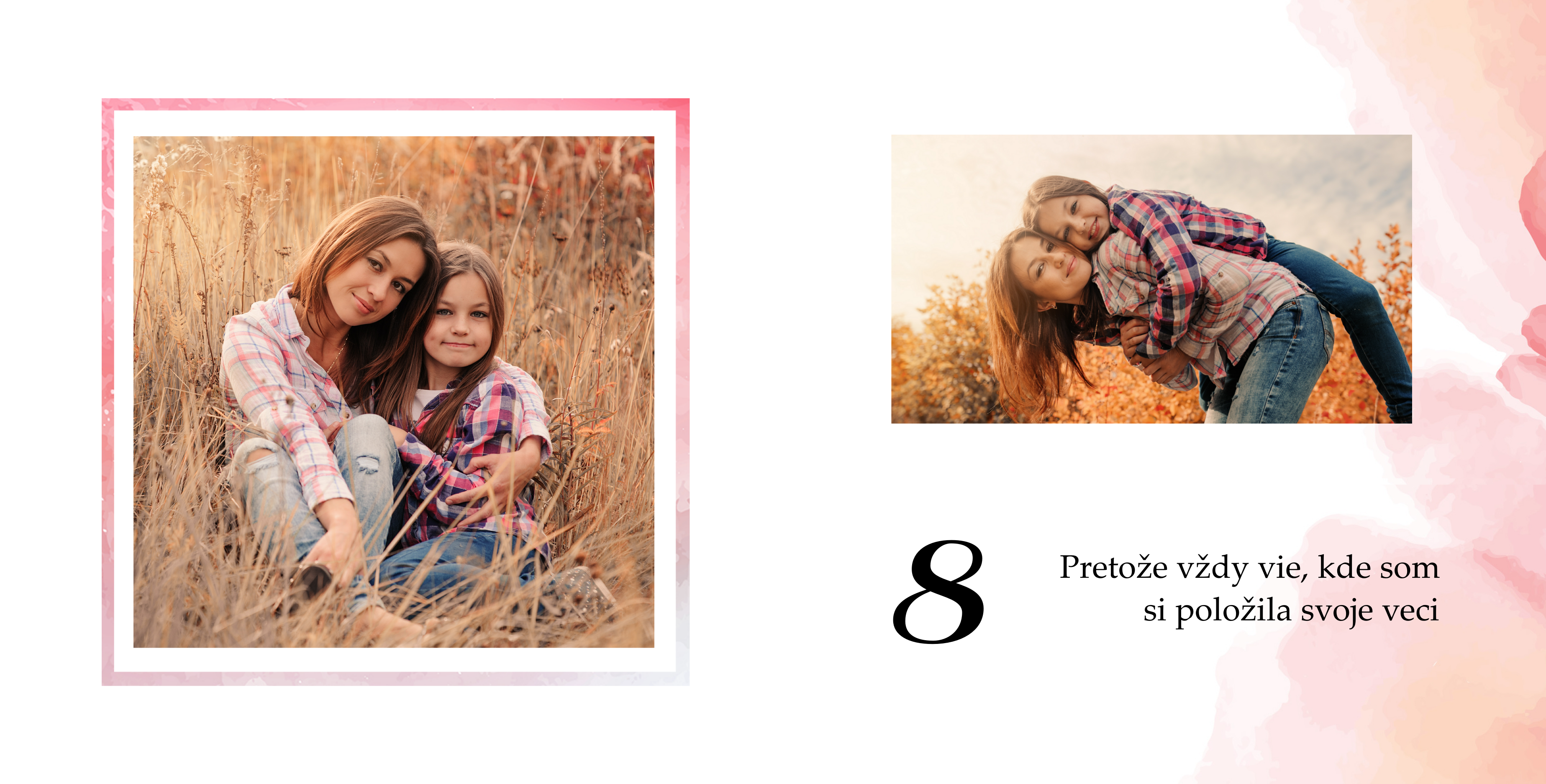 Najlepšia maminka - 12 dôvodov  fotokniha, 20x20 cm