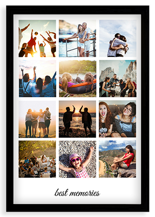 Plagát, Instaplakát - čierny rámik, 20x30