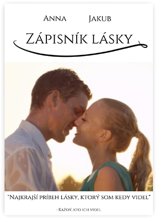 Plagát, Zápisník lásky , 30x40