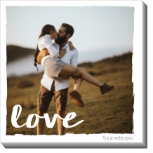 Obrazy, Jednoducho láska, 30x30 cm