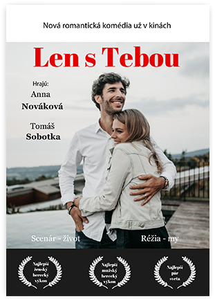 Plagát, Len s Tebou , 30x40