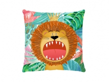 Vankúšik, bavlna, Lev, 38x38 cm