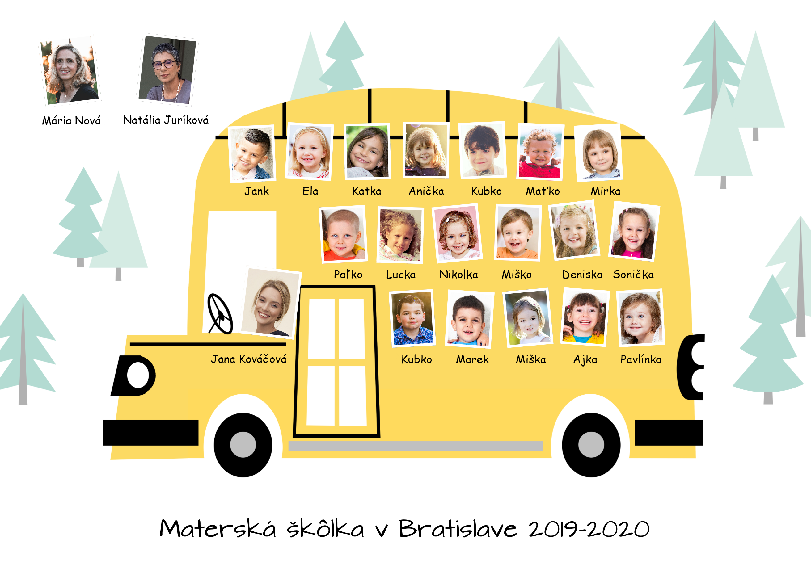 Plagát, Tablo škôlka , 70x50