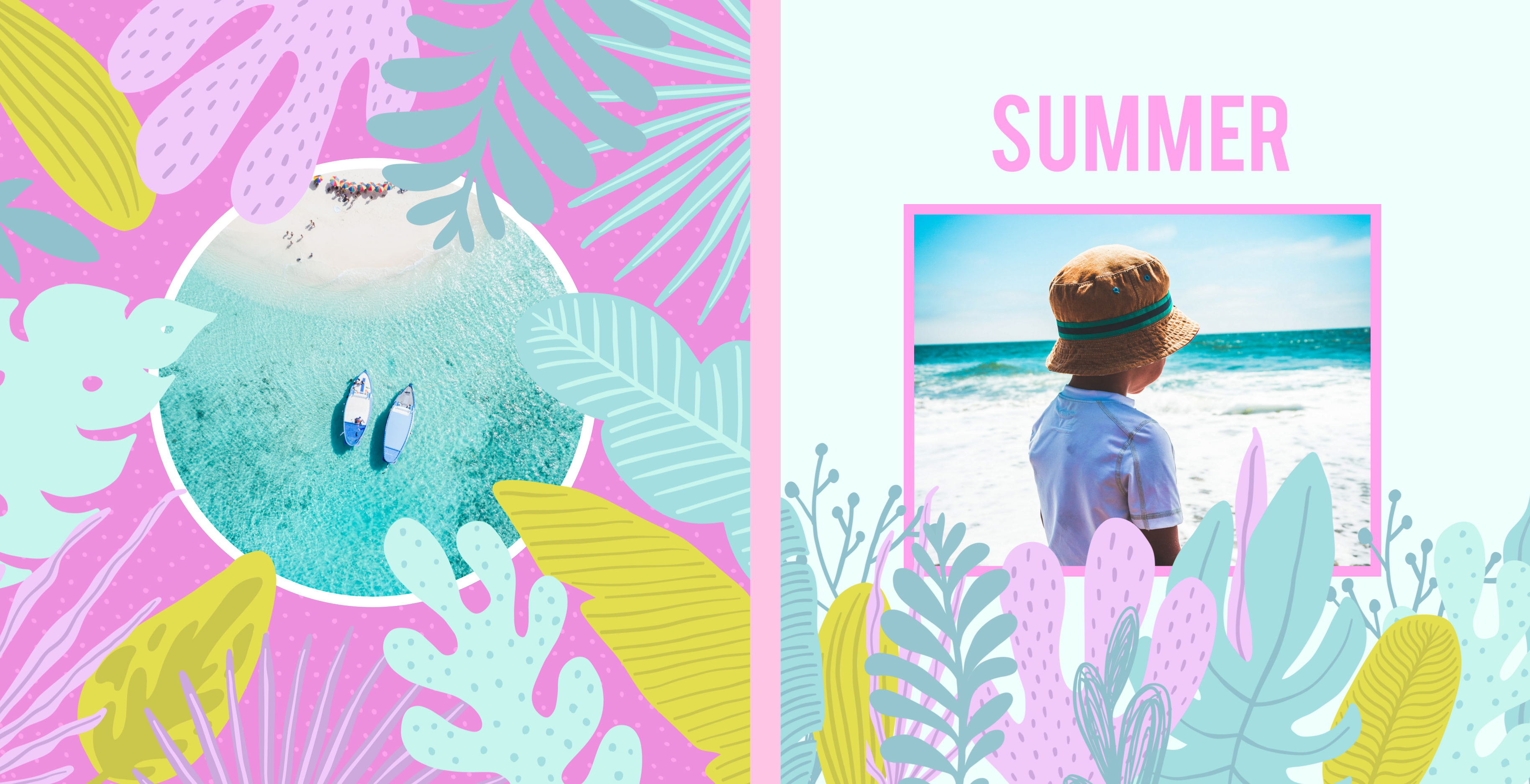 Rajská dovolenka fotokniha, 20x20 cm