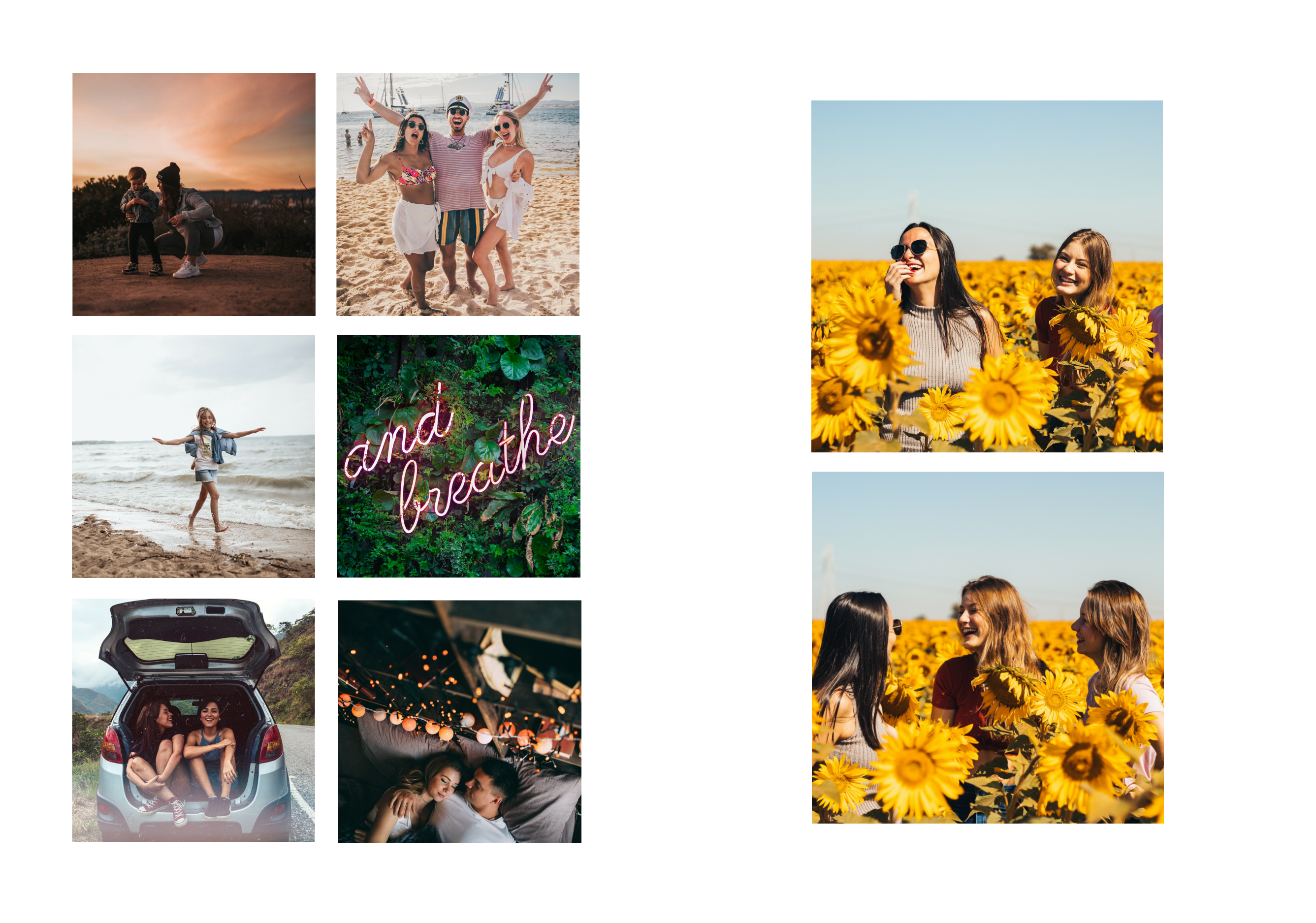 Štvorcové fotografie fotokniha, 20x30 cm