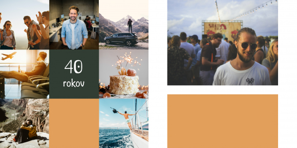 40. narodeniny  fotokniha, 20x20 cm
