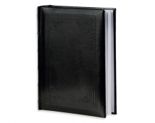 Fotoalbum Koženná čierna s gravírovaním - 200 fotografií, 20x25 cm