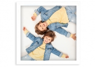 Plagát, Váš projekt - biely rámček , 45x45 cm