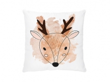 Vankúšik, bavlna, Srnka, 38x38 cm