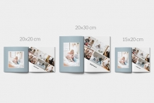 Pastelová fotokniha, 20x30 cm