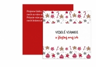Fotopriania Veselé Vianoce a šťastný nový rok, 14x14 cm