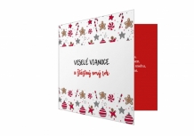 Fotoprianie Veselé Vianoce a šťastný nový rok, 14x14 cm