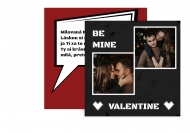 Fotopriania Be mine Valentine, 14x14 cm