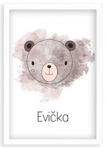 Plagát, Medvedík, 20x30