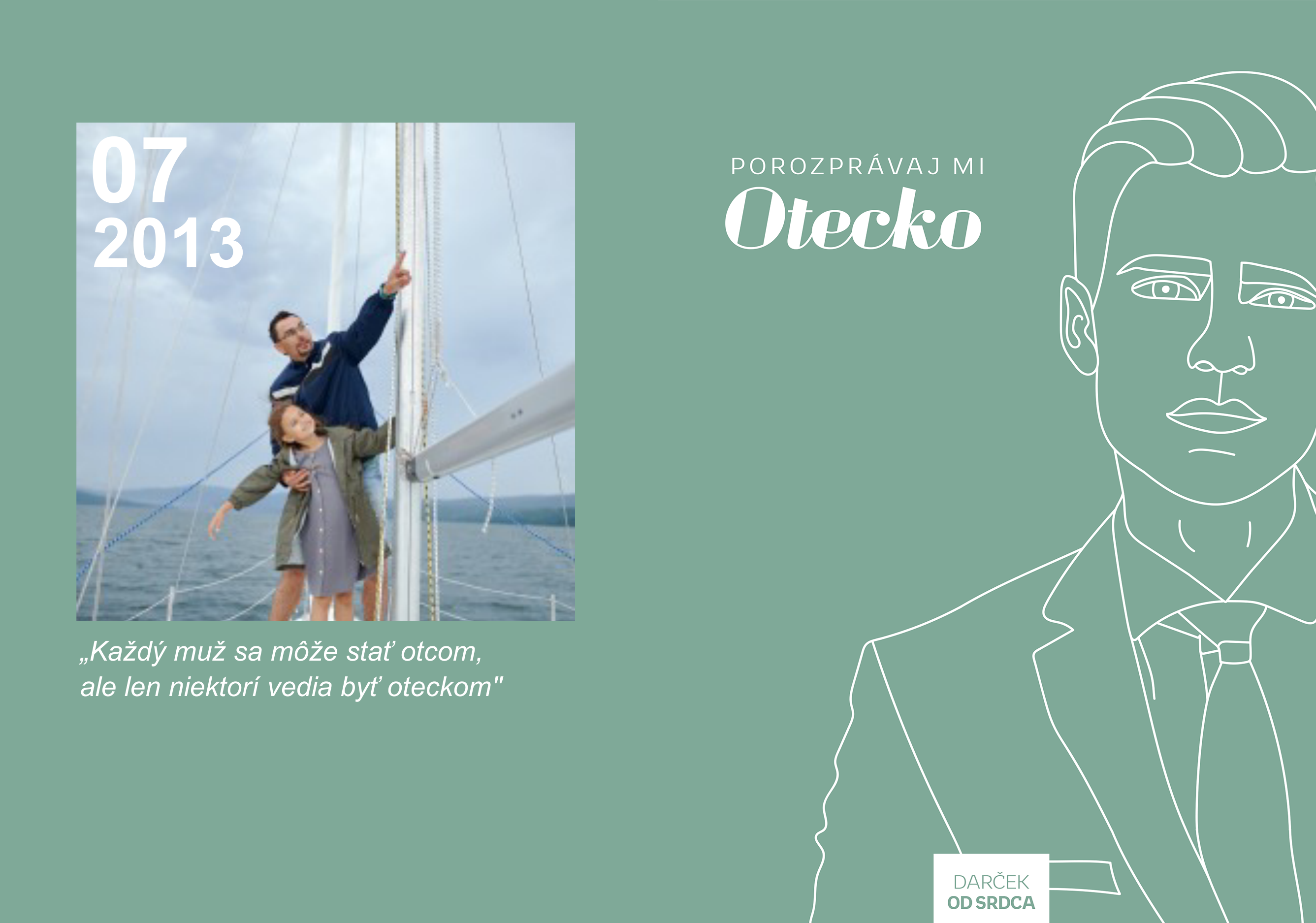 Porozprávaj mi - Otecko fotokniha, 20x30 cm