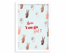 Plagát, You go girl, 20x30