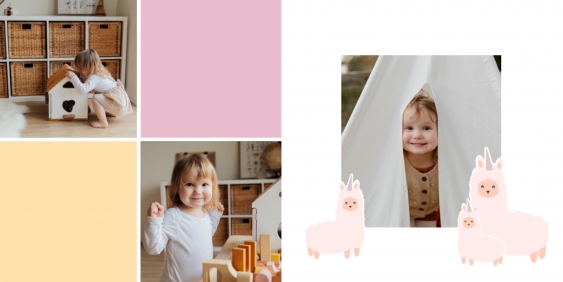 Pre dieťa fotokniha, 20x20 cm