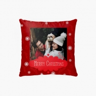 Vankúšik, bavlna, Merry Christmas, 38x38 cm