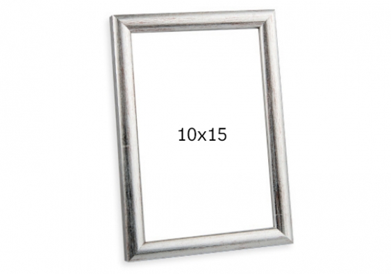 Fotorámček Stierané striebro, 10x15 cm