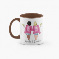 Hrnček, Najlepšia priateľka - ružové bundy - BFF