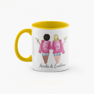 Hrnček, Najlepšia priateľka - ružové bundy - BFF