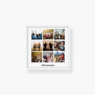 Plagát, Instaplakat - biała ramka, 40x40  cm