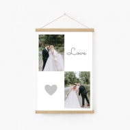 Obraz na sznurku, Love wedding, 20x30 cm
