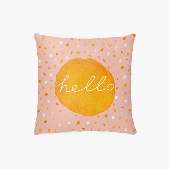 Vankúšik, bavlna, Teraco, 38x38 cm