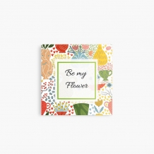 Magnetka Be my flower, 6,5x6,5 cm