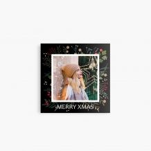 Magnetka Merry Xmas, 9x9 cm