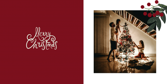 Veselé Vianoce fotokniha, 20x20 cm