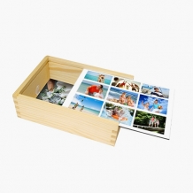 Drevená krabička, Mozaikové spomienky, 12x17 cm