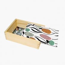 Drevená krabička, Birds, 12x17 cm