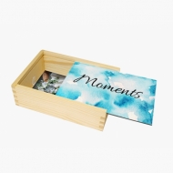 Drevená krabička, Moments, 12x17 cm