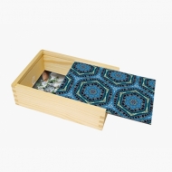 Drevená krabička, Mozaika , 12x17 cm